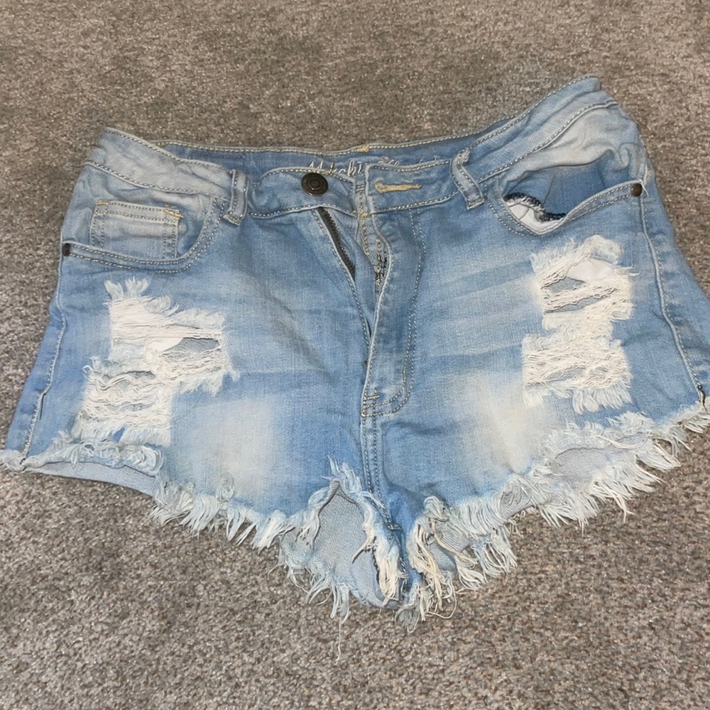 Distressed Short Jean Shorts